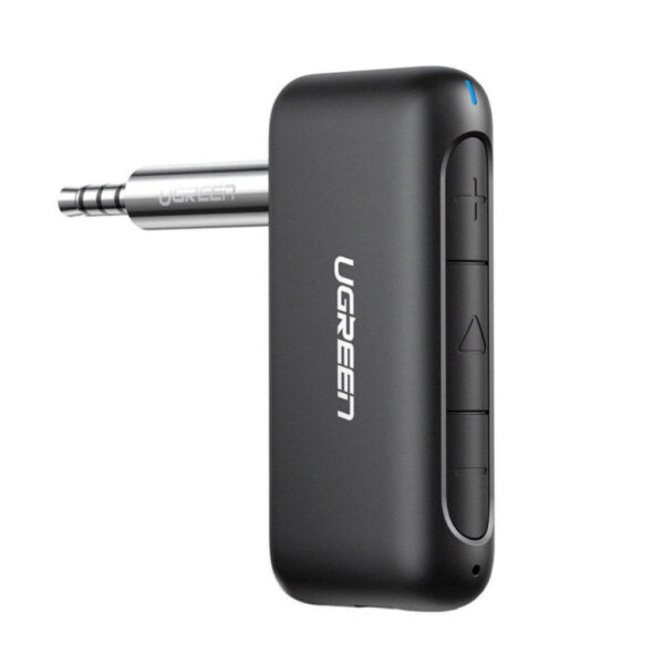 UGREEN Aux Bluetooth 5.0 adapter, 3.5mm, crni
