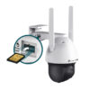TP-Link VIGI VIGI C540-4G 4MP Outdoor Full-Color 4G Pan/Tilt kamera, Max res. 2560x1440, 4MP, H.265+, 24h Full-Color, 2-way audio, IP66