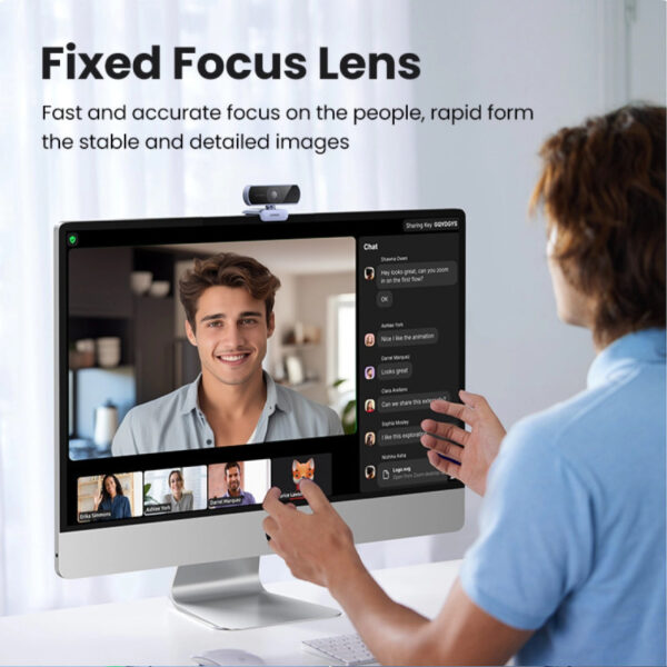 UGREEN CM678 Web kamera, Full HD 1080p, HD, crna