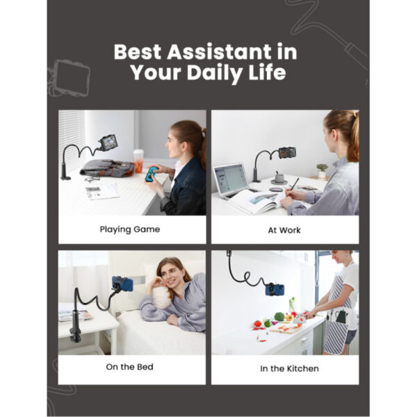 UGREEN držač za smartphone, fleksibilni, crni, 90cm