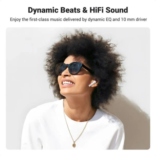 UGREEN slušalice HiTune T3, bežične, bluetooth, bijele