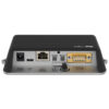 Mikrotik RB912R-2nD-LTm&EC200A-EU, 650MHz CPU, 64MB RAM, 1×LAN, 2.4Ghz 802.11b/g/n, GPS, 2×miniSIM, USB, RS232, RouterOS L4, vanjsko kućište, PSU