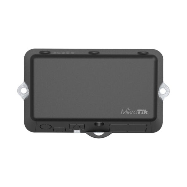 Mikrotik RB912R-2nD-LTm&EC200A-EU, 650MHz CPU, 64MB RAM, 1×LAN, 2.4Ghz 802.11b/g/n, GPS, 2×miniSIM, USB, RS232, RouterOS L4, vanjsko kućište, PSU