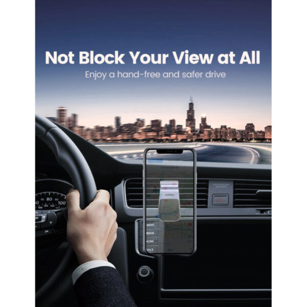 UGREEN magnetni držač za smartphone, za auto, crni