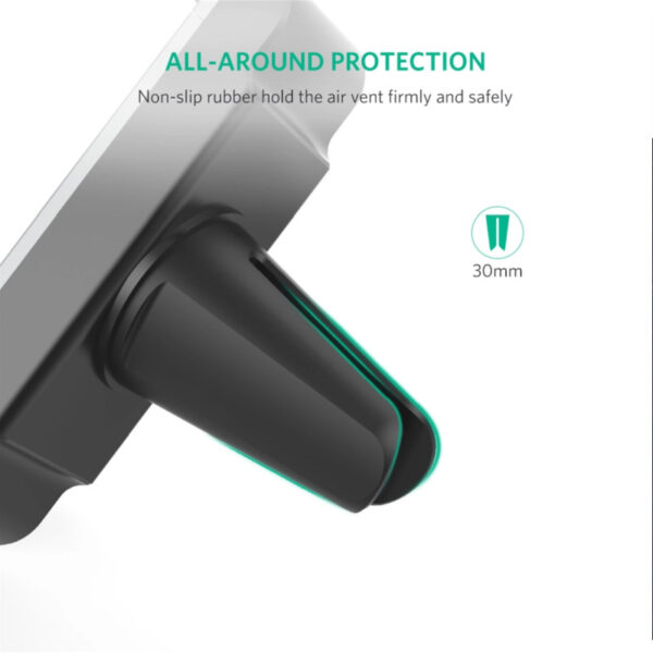 UGREEN držač za smartphone, za ventilacijski otvor, za auto, sivi