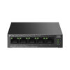 TP-Link 5-Port 10/100Mbps Desktop preklopnik (Switch), 5×10/100 Mbps RJ45 Ports (4×10/100 Mbps 802.3af PoE Ports) 802.3af, 41W PoE Power, metalno kučište