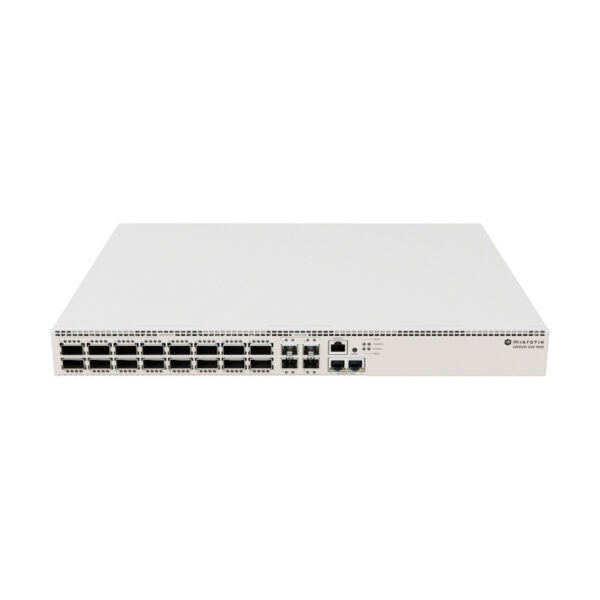 66858_01 MikroTik Cloud Router 100G Switch CRS520-4XS-16XQ-RM, 16x100G QSFP28 Ports, 4x 25G SFP28 Ports, 4 Gb RAM, OSPF/BGP, 128MB NAND