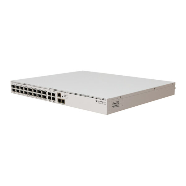 66858_03 MikroTik Cloud Router 100G Switch CRS520-4XS-16XQ-RM, 16x100G QSFP28 Ports, 4x 25G SFP28 Ports, 4 Gb RAM, OSPF/BGP, 128MB NAND