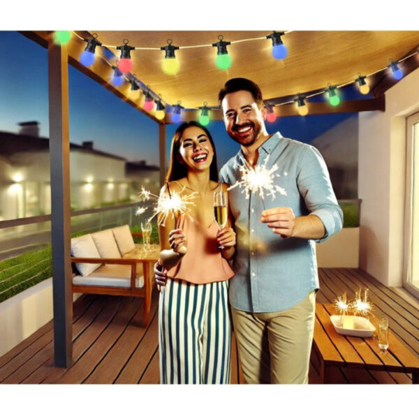 WOOX WiFi Smart LED Smart Party Lighting String 5.5W, IP65, 9m