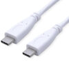 Roline VALUE USB 3.2 Gen 2 kabel, PD (Power Delivery) 20V5A,  Emark, C-C, M/M, bijeli, 0.5 m
