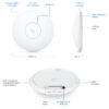 Ubiquiti UniFi U7-Pro-Max Wifi 7 PoE+ stropna pristupna točka 1x2.5 GbE RJ45 port, 25W