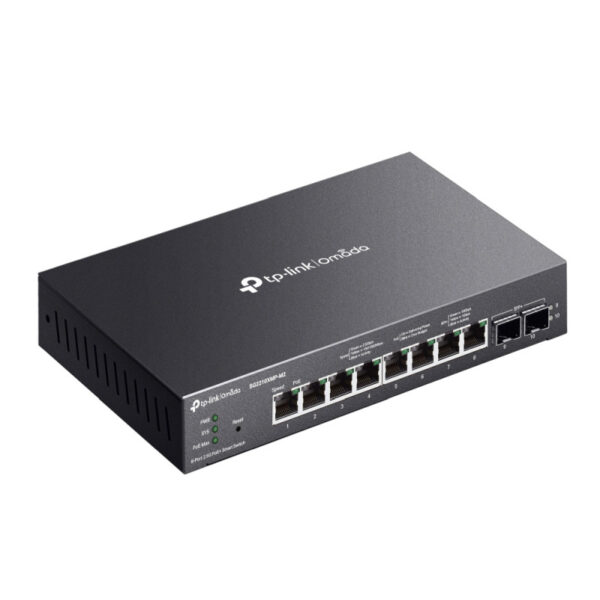 TP-Link 8-Port Omada Smart preklopnik (Switch) 8-Port PoE+, 2-Port 10GE SFP+, metalno kućište