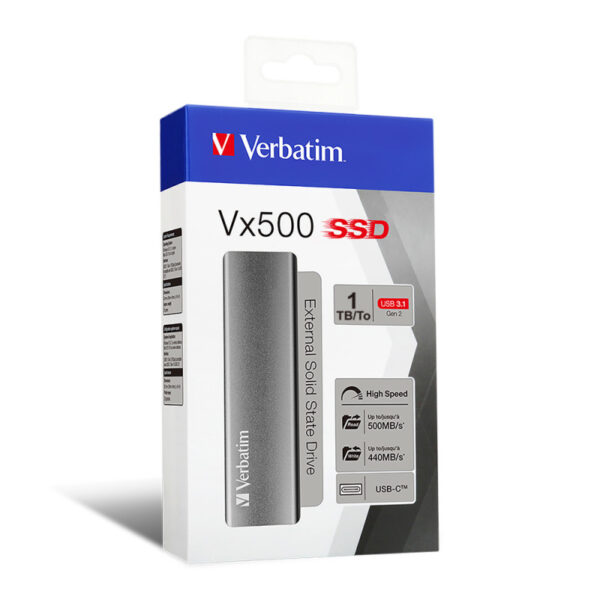 Verbatim Vx500 1TB SSD vanjski disk USB 3.2 Gen2