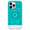 Spigen Classic C1 MagSafe, bondi blue - iPhone 15 Pro