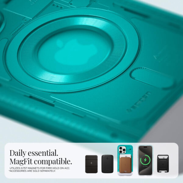 Spigen Classic C1 MagSafe, bondi blue - iPhone 15 Pro