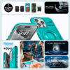 Spigen Classic C1 MagSafe, bondi blue - iPhone 15 Pro
