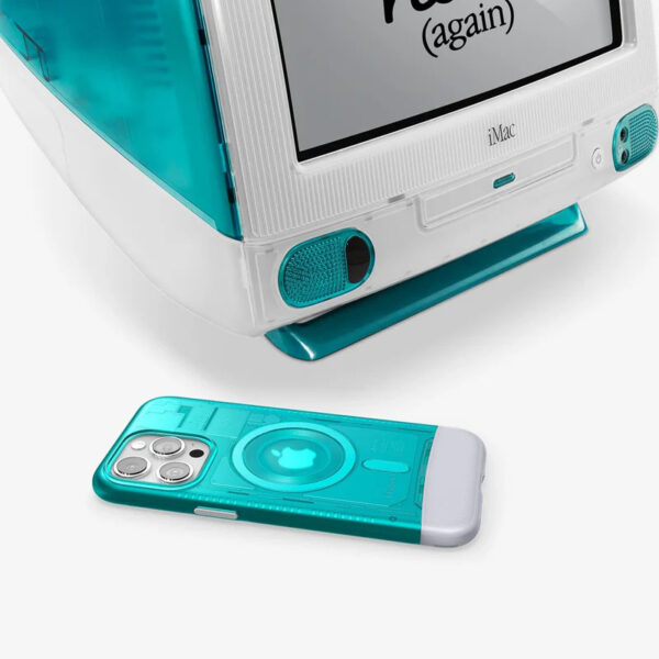 Spigen Classic C1 MagSafe, bondi blue - iPhone 15 Pro