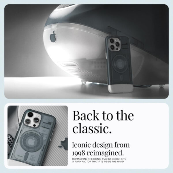 Spigen Classic C1 MagSafe, graphite - iPhone 15 Pro (ACS06742)