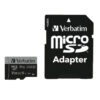 Verbatim memorijska kartica PRO Micro SDXC 256GB, U3, A2, V30, Class 10 Card + adapter