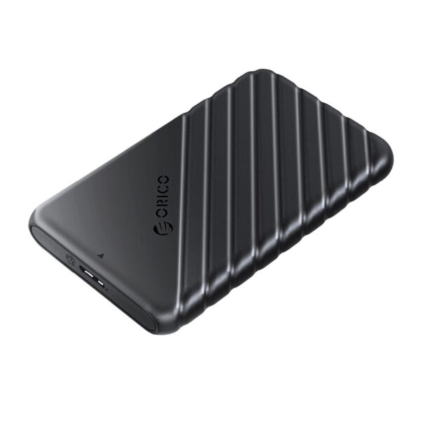 Orico vanjsko kućište 2.5" SATA HDD/SSD, 7 do 9.5mm, tool free, USB3.0 Micro-B, crni (ORICO-25PW1-U3-BK-BP-HW)