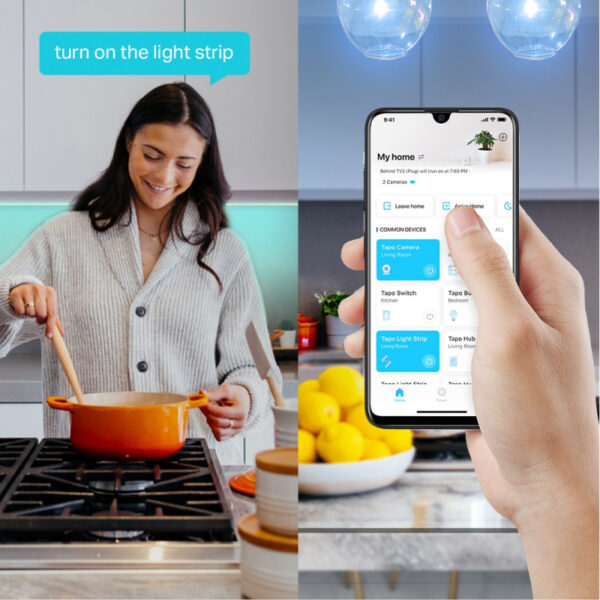 TP-Link Tapo L900-5 Smart Wi-Fi Light Strip, 5m, 13.5 W, dimabilna, glasovna kontrola, multicolor