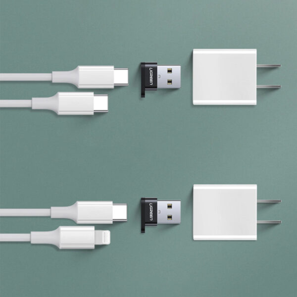 UGREEN adapter USB-C 3.1 (Ž) na USB-A 2.0 (M), crni