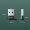 UGREEN adapter USB-C 3.1 (Ž) na USB-A 2.0 (M), crni