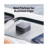 UGREEN Nexode Pro zidni punjač 160W, 3×USB-C/1×USB-A, USB-C kabel, GaN, sivi