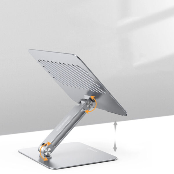 UGREEN stalak za prijenosnik, 13-17.3", metalni, srebrni
