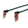 ROLINE 360° USB 2.0 kabel, C-A, M/M, 60W, crveno/crni, 2.0m