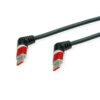 67430_01 ROLINE 360° USB 2.0 kabel, C-C, M/M, 60W, crveno/crni, 2.0m