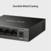 Mercusys MS105GS 5-Port Gigabit Desktop preklopnik (Switch) 5×10/100/1000Mbps, Plug & Play, Auto-Negotiation, Auto-MDI/MDIX, metalno kučište