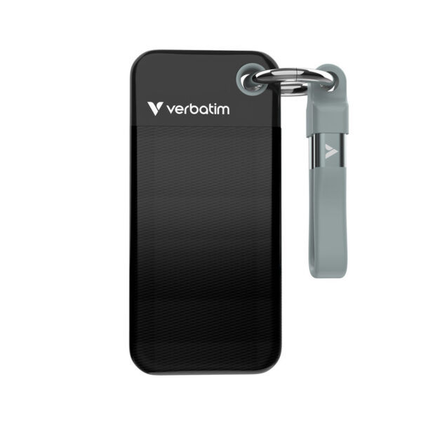 Verbatim Pocket 1TB SSD vanjski disk, USB 3.2 Gen2, Black/Grey