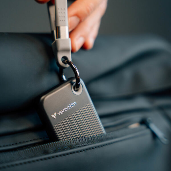 Verbatim Pocket 1TB SSD vanjski disk, USB 3.2 Gen2, Black/Grey