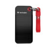 Verbatim Pocket 1TB SSD vanjski disk, USB 3.2 Gen2, Black/Red