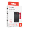 Verbatim Pocket 1TB SSD vanjski disk, USB 3.2 Gen2, Black/Red