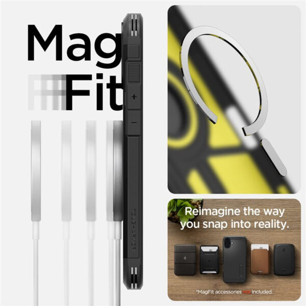Spigen Tough Armor MagSafe, crni - iPhone 16 (ACS08216)