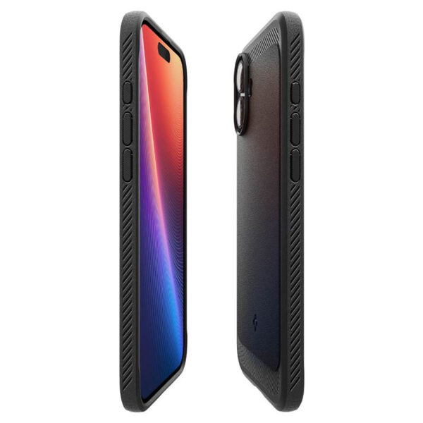 Spigen Rugged Armor MagSafe, matte black - iPhone 16 Plus (ACS08087)
