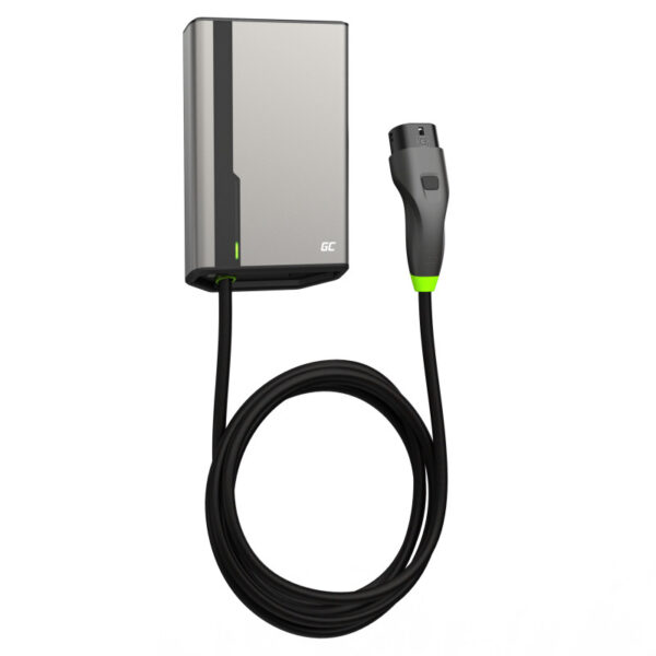 Green Cell (EVGC021A2250) HabuDen 22kW 32A,  punjač Tip 2 za punjenje električnih vozila i Plug-In hibrida 7,5m - GC App BT/WiFi