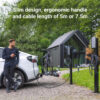 Green Cell (EVGC021A2250) HabuDen 22kW 32A,  punjač Tip 2 za punjenje električnih vozila i Plug-In hibrida 7,5m - GC App BT/WiFi