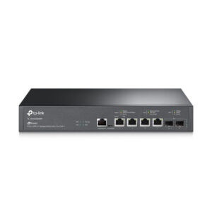 TP-Link 6-Port Omada JetStream Managed preklopnik (Switch) 10GE L2+, 4×10GB RJ45 portEs, 4xPoe++, 2×10G SFP+, 1× RJ45 Console Port, 1× Micro-USB Console Port, metalno kućište