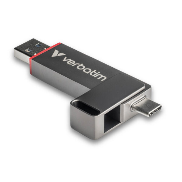Verbatim Dual QuickStick 1TB, USB-C & USB-A, USB 3.2 Gen 1, 550/500 MB/s