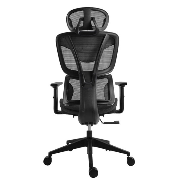 Bit Force COZY LM-2D uredska stolica, PU koža, 2D naslon za ruke, nosivost 140kg, crno/siva