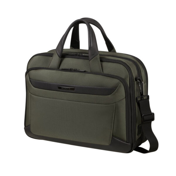 Samsonite torba Pro-DLX 6 za prijenosnike do 15.6", s pretincom za 10,5" tablet, 16 / 23 L, zelena