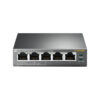 TP-Link 5-port Gigabit PoE+ preklopnik (Switch) 5×10/100/1000M RJ45 ports, 1×PoE++ In, 4xPoE+ Out ports, metalno kućište