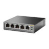 TP-Link 5-port Gigabit PoE+ preklopnik (Switch) 5×10/100/1000M RJ45 ports, 1×PoE++ In, 4xPoE+ Out ports, metalno kućište