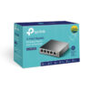 TP-Link 5-port Gigabit PoE+ preklopnik (Switch) 5×10/100/1000M RJ45 ports, 1×PoE++ In, 4xPoE+ Out ports, metalno kućište