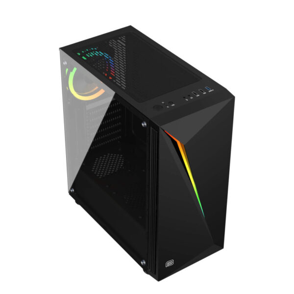 Bit Force Gamer Pro PC R56600 - Ryzen 5 5600, 32GB DDR4, 1TB SSD, RX 6600, WiFi, Win 11 Pro
