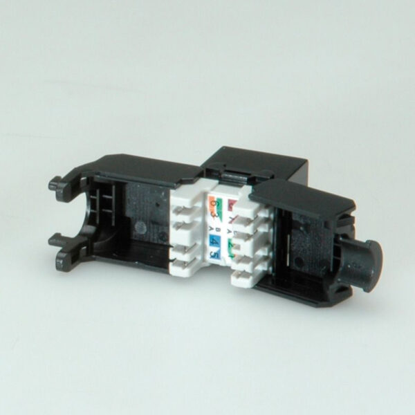 7581_01 Roline RJ45 Keystone konektor Cat.6/Class E, UTP (tool-free), crni