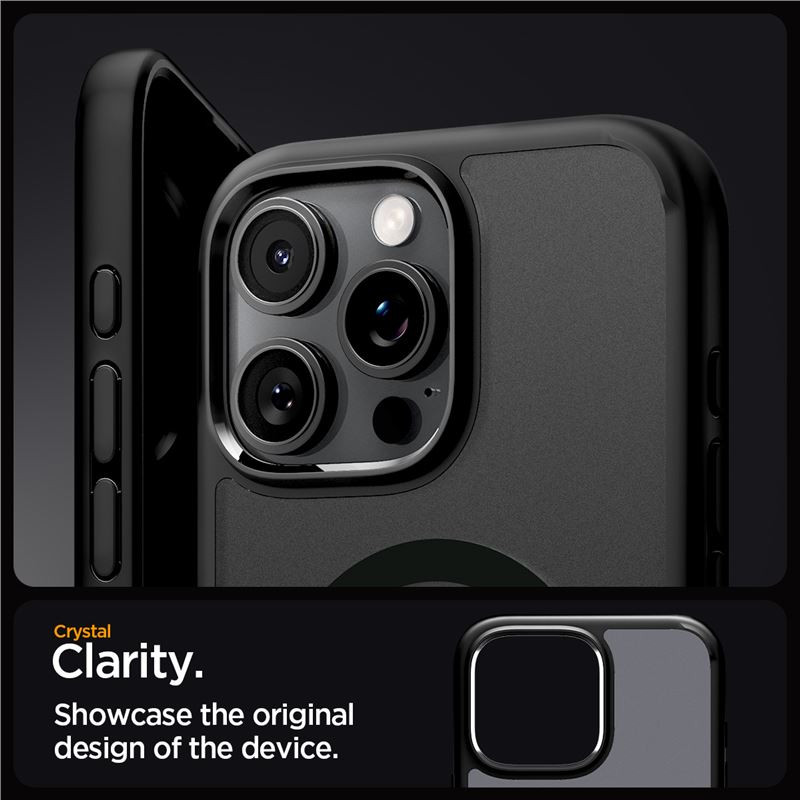 Spigen Ultra Hybrid MagSafe, frost black - iPhone 16 Pro Max (ACS08003)